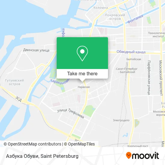 Азбука Обуви map