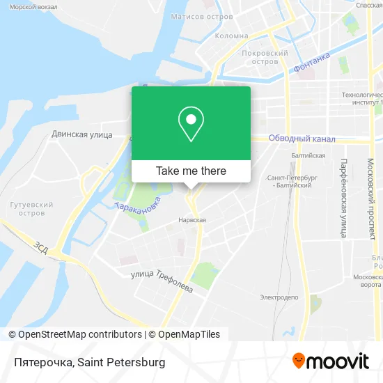 Пятерочка map