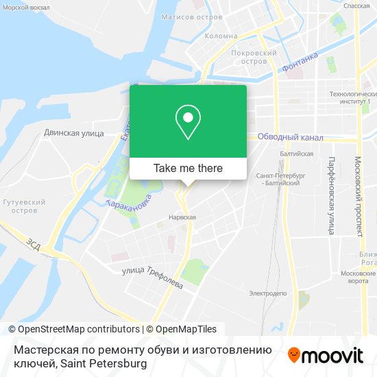 Мастерская по ремонту обуви и изготовлению ключей map