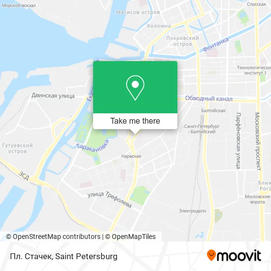 Пл. Стачек map