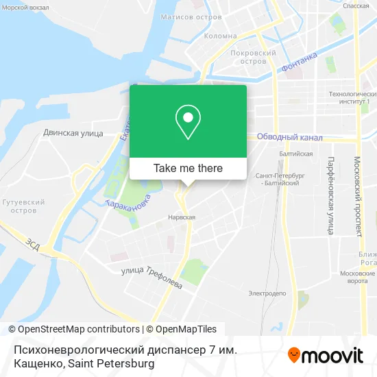 Психоневрологический диспансер 7 им. Кащенко map