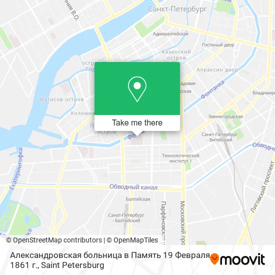 Александровская больница в Память 19 Февраля 1861 г. map