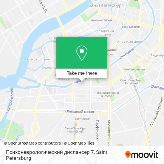 Психоневрологический диспансер 7 map