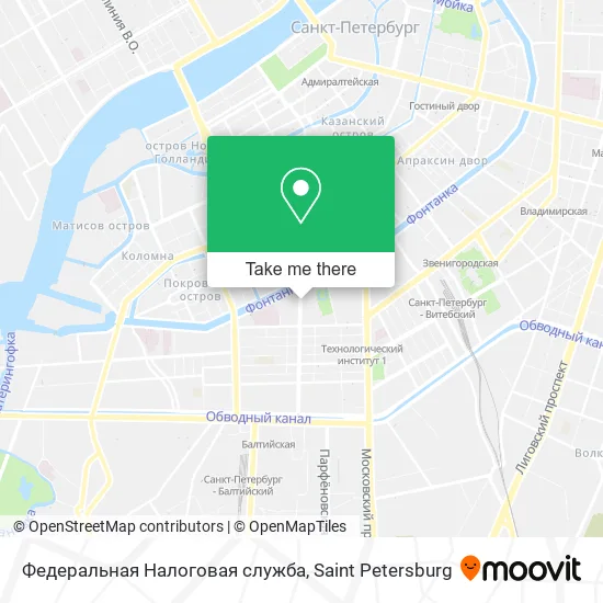 Федеральная Налоговая служба map