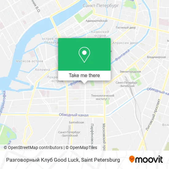 Разговорный Клуб Good Luck map
