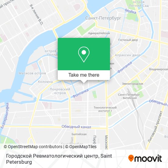 Городской Ревматологический центр map