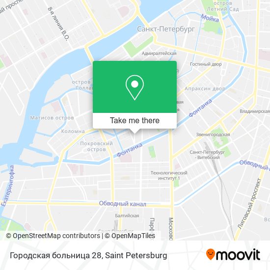 Городская больница 28 map