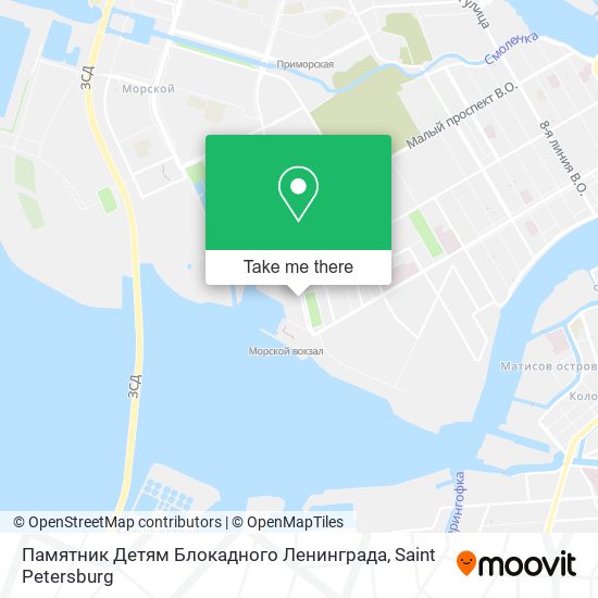 Памятник Детям Блокадного Ленинграда map