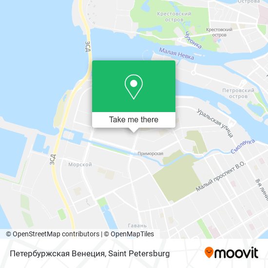 Петербуржская Венеция map