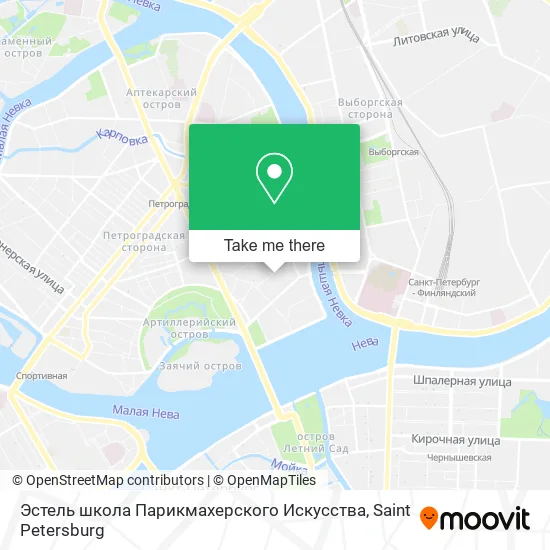 Эстель школа Парикмахерского Искусства map