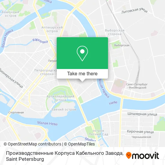 Производственные Корпуса Кабельного Завода map