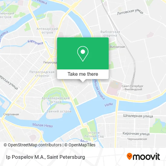 Ip Pospelov M.A. map