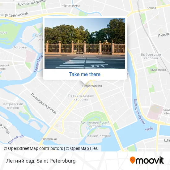 Летний сад map