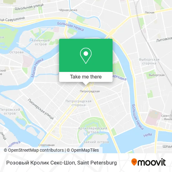 Розовый Кролик Секс-Шоп map