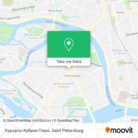 Курорты Кубани Плюс map