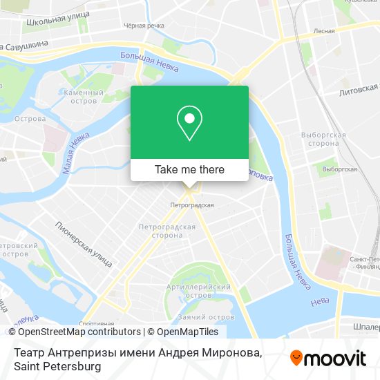 Театр Антрепризы имени Андрея Миронова map