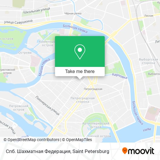 Спб. Шахматная Федерация map