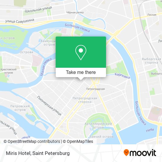 Miris Hotel map