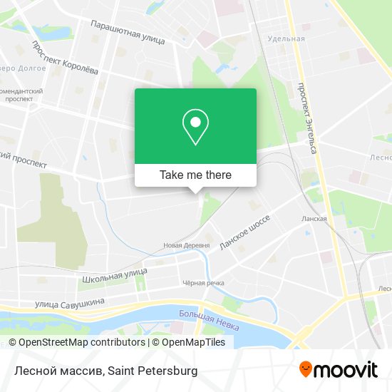 Лесной массив map