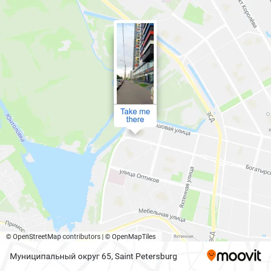 Муниципальный округ 65 map