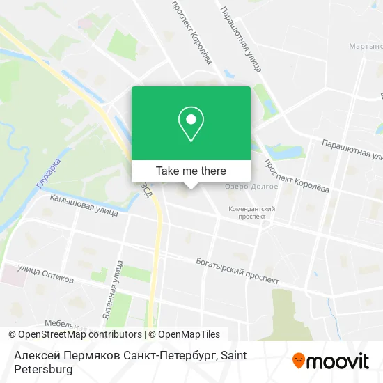 Алексей Пермяков Санкт-Петербург map