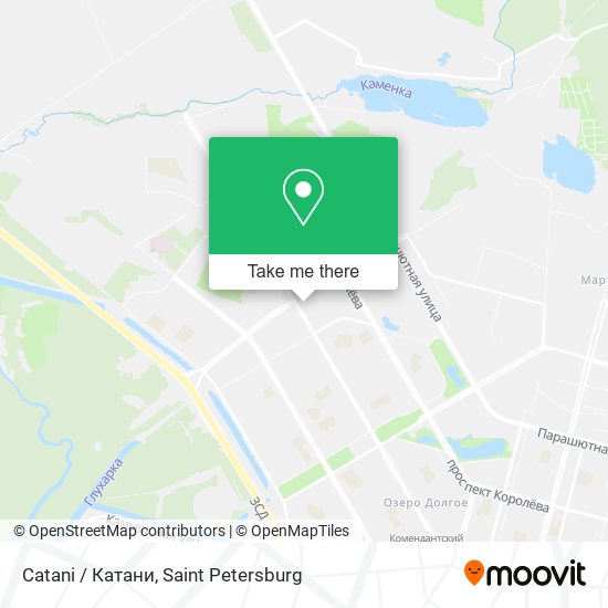 Catani / Катани map