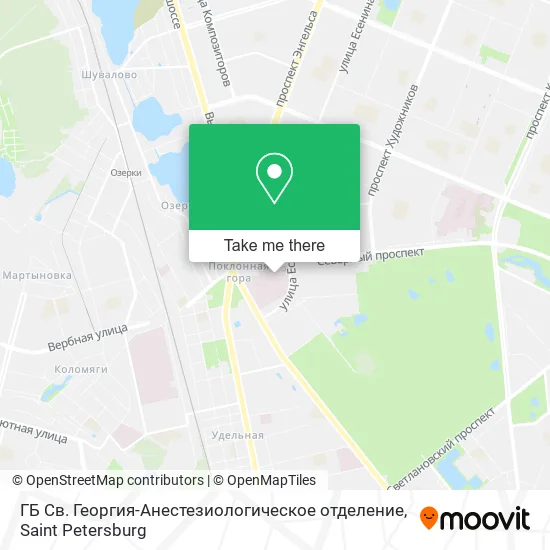 ГБ Св. Георгия-Анестезиологическое отделение map