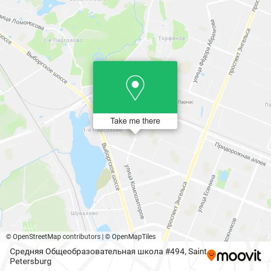 Средняя Общеобразовательная школа #494 map