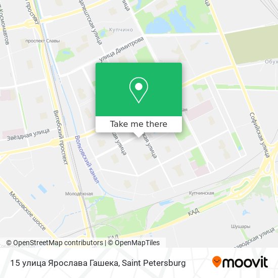 15 улица Ярослава Гашека map