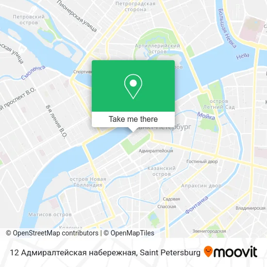 12 Адмиралтейская набережная map