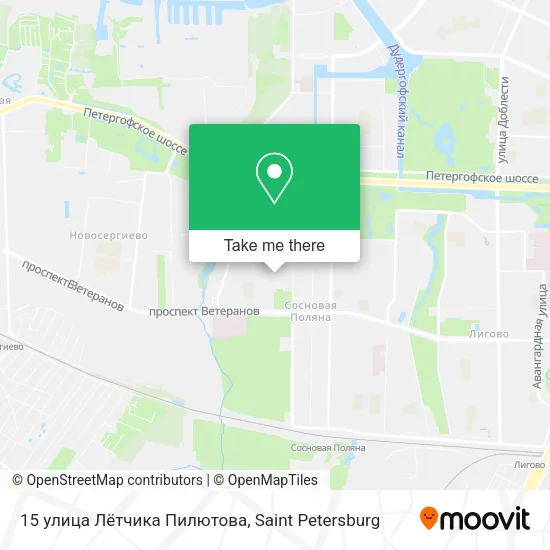 15 улица Лётчика Пилютова map
