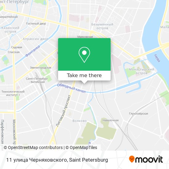 11 улица Черняховского map