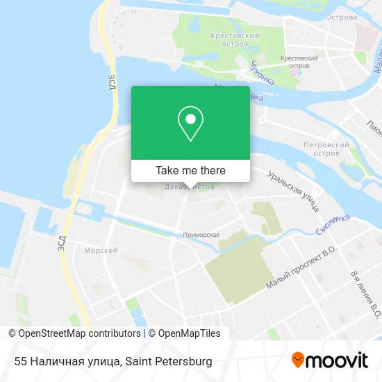 55 Наличная улица map