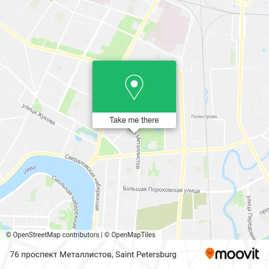 76 проспект Металлистов map