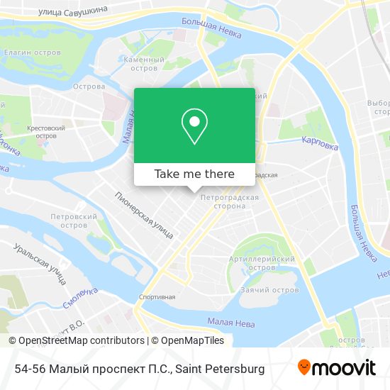 54-56 Малый проспект П.С. map