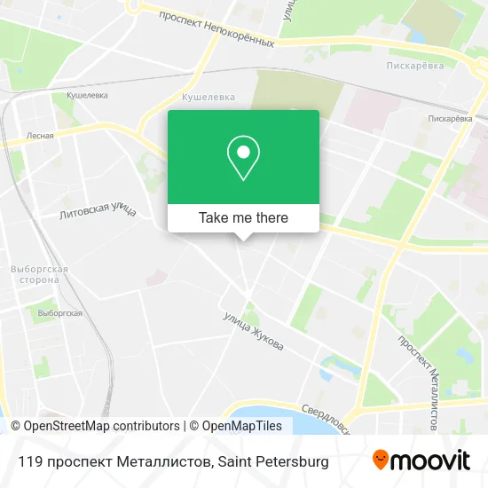 119 проспект Металлистов map