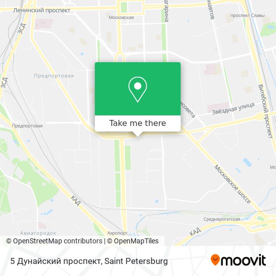 5 Дунайский проспект map