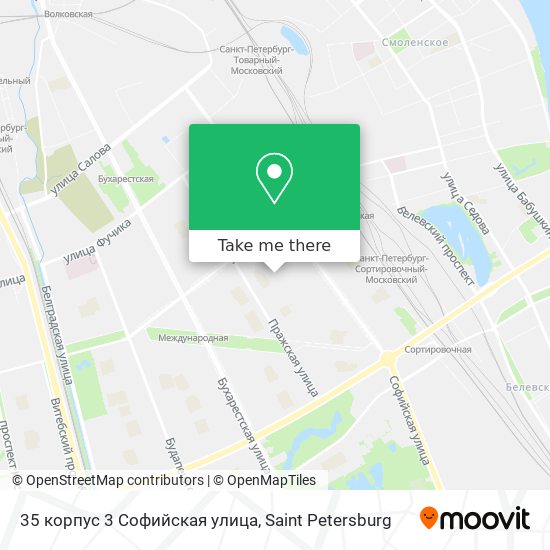 35 корпус 3 Софийская улица map