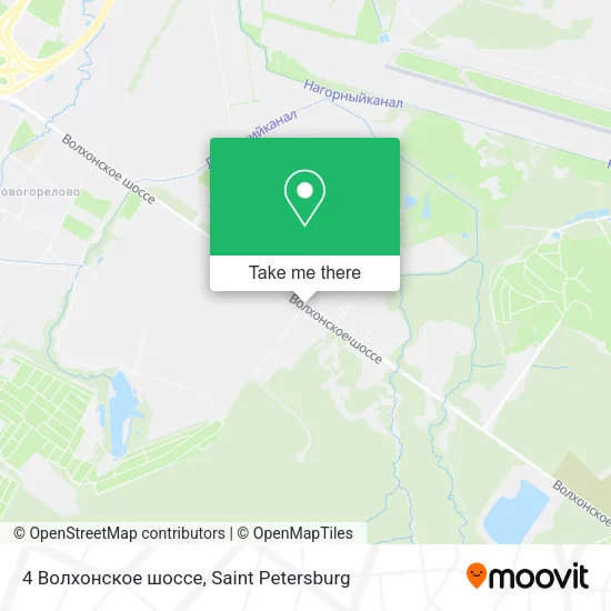 4 Волхонское шоссе map