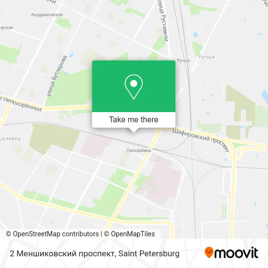 2 Меншиковский проспект map