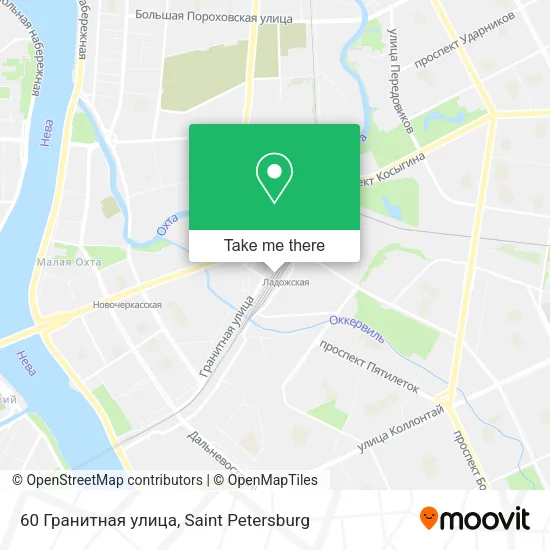 60 Гранитная улица map