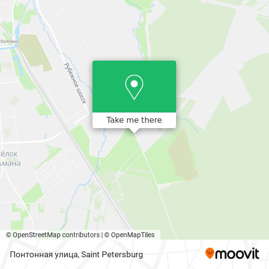 Понтонная улица map