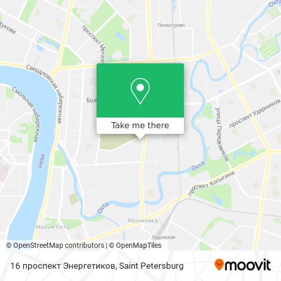 16 проспект Энергетиков map