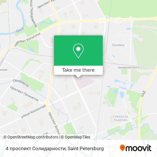 4 проспект Солидарности map
