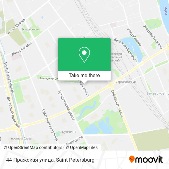 44 Пражская улица map