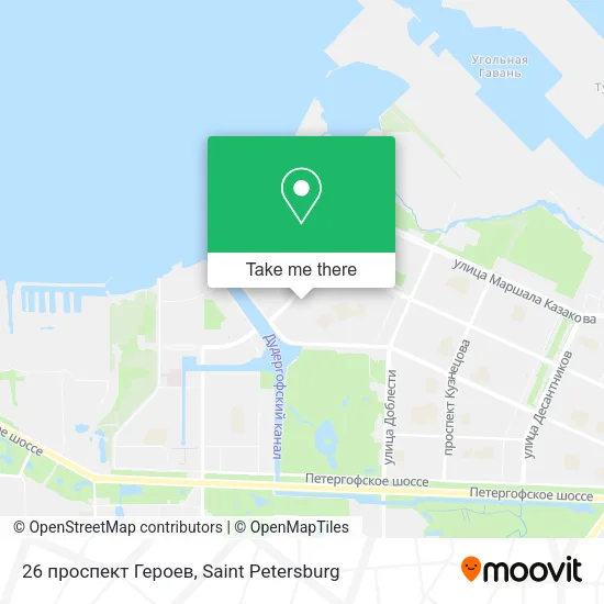 26 проспект Героев map