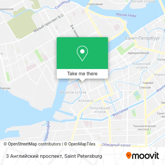 3 Английский проспект map
