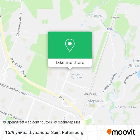 16/9 улица Шувалова map