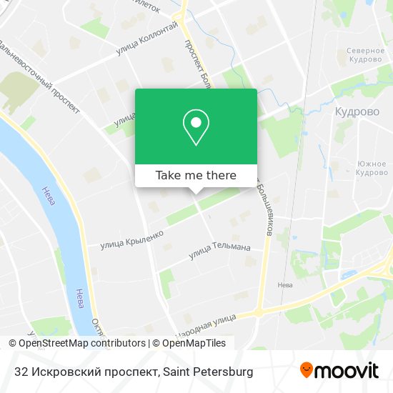 32 Искровский проспект map