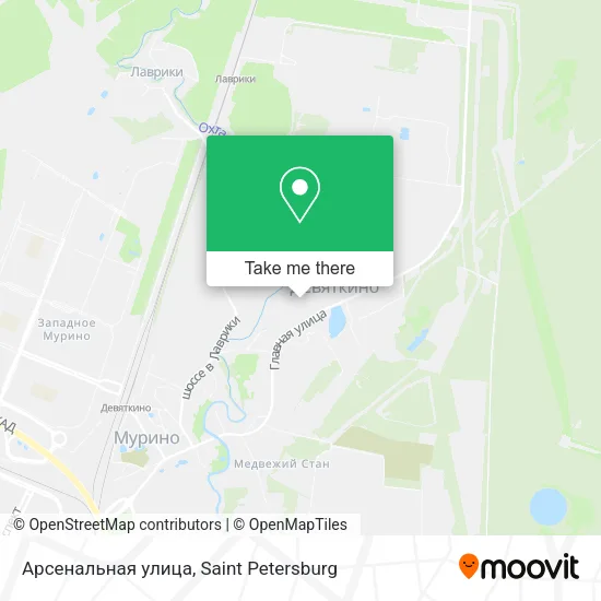 Арсенальная улица map